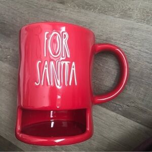 Rae Dunn FOR SANTA cookies & milk mug